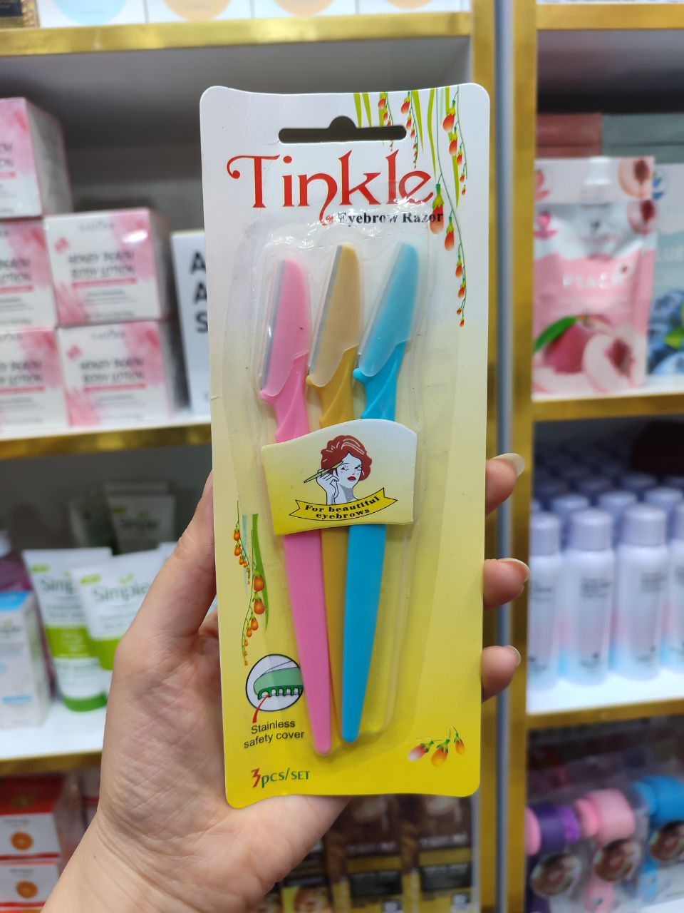 پک سه تایی تیغ ابرو تینکل
