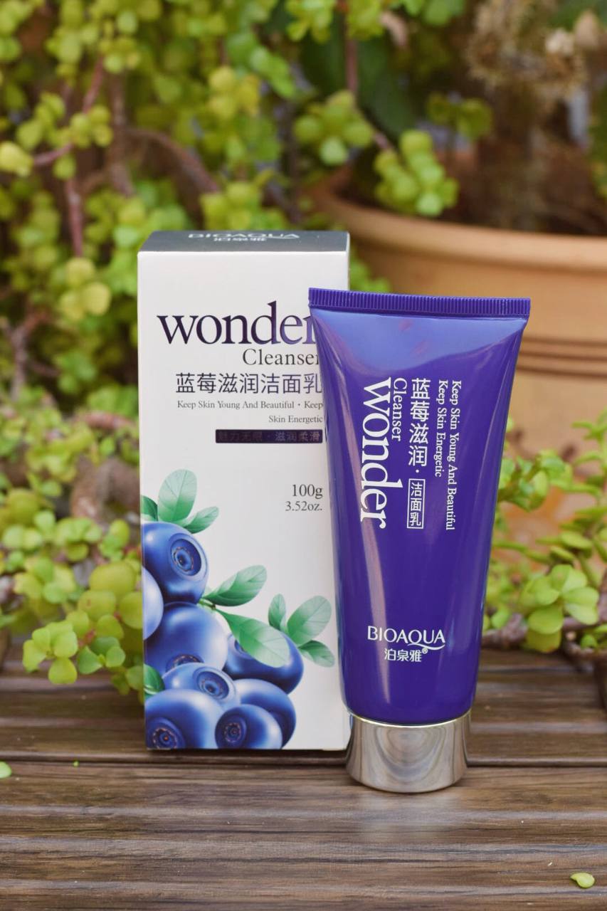 فوم شستشوی صورت بلوبری واندر حجم ۱۰۰ گرم