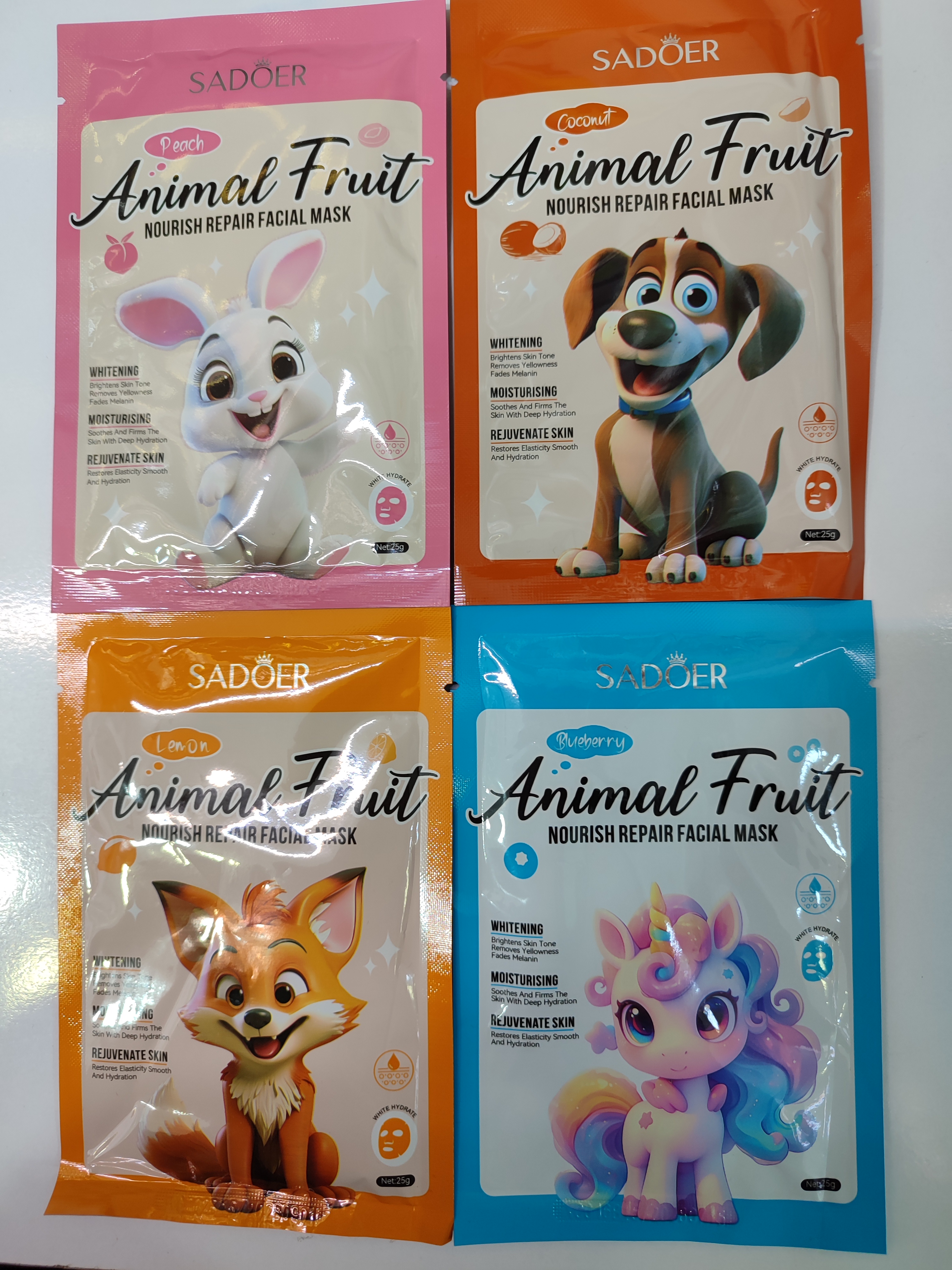 پک 4 تایی ماسک ورقه ای فانتزی سادور